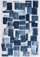 Louis de Poortere Craft Lucia Ice Blue vloerkleed, modern met vlakkendessin