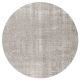 Brinker Carpets rond vloerkleed Grunge 130 Moon in de kleur grijs met gemêleerd patroon.