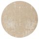 Brinker Carpets rond vloerkleed Grunge 230 Sand in de kleur beige met gemêleerd patroon.