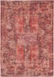 Louis de Poortere Antiquarian Hadschlu 782 Red Brick vloerkleed - Rood Perzisch design, vintage look, jacquard platgeweven, wasbaar.